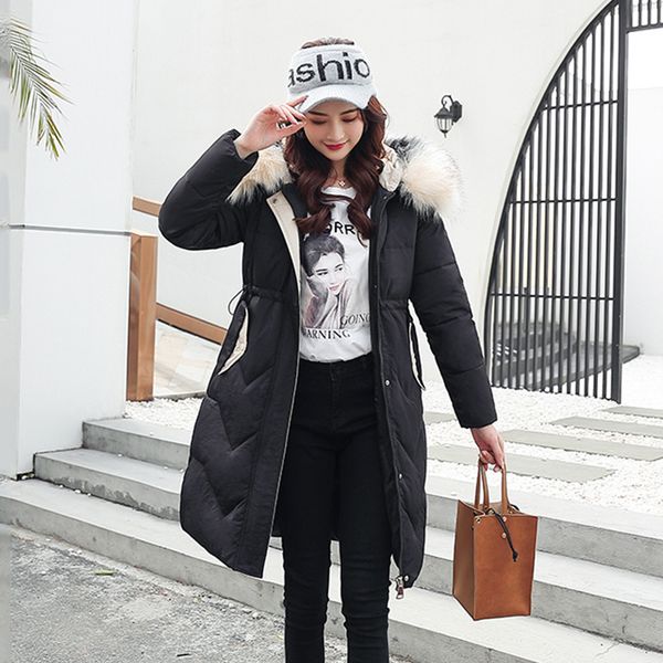 2021 newwinter women long thicken slim female jackets hooded with false fur oversize style warm coat xm3x, Black
2021 newwinter women long thicken slim female jackets hooded with false fur oversize style warm coat xm3x, Black