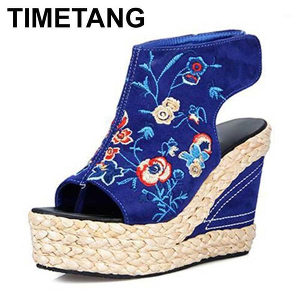 timetang2020handmade embroidery women summer shoes sandal fashion peep toe high heels wedges platform sandals women pump1, Black
timetang2020handmade embroidery women summer shoes sandal fashion peep toe high heels wedges platform sandals women pump1, Black