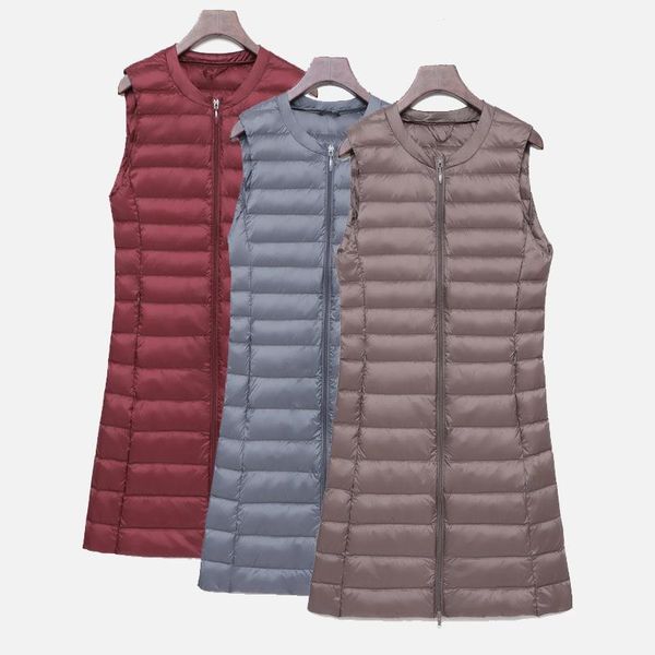 white duck down women long vest ultra light warm sleeveless coat woman 2020 autumn winter zipper korean slim thin vests female, Black
white duck down women long vest ultra light warm sleeveless coat woman 2020 autumn winter zipper korean slim thin vests female, Black