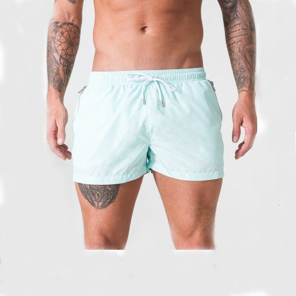 new spring and summer muscle men's casual shorts fitness pure color light board capris, White;black
new spring and summer muscle men's casual shorts fitness pure color light board capris, White;black