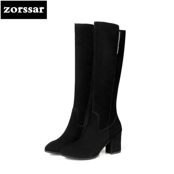 boots {zorssar} 2021 winter plush female snow fashion thigh high cow suede leather thick heel women knee, Black
boots {zorssar} 2021 winter plush female snow fashion thigh high cow suede leather thick heel women knee, Black