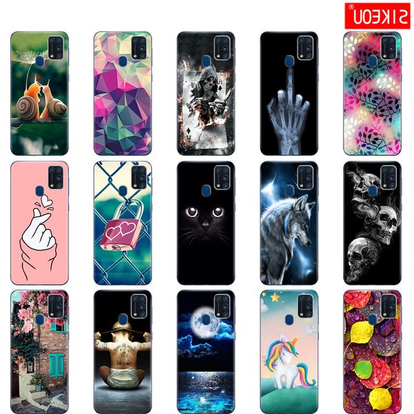 case 6.4" soft silicon tpu cover for samsung galaxy m31 m 31 sm-m315fzbvser m315 phone back shell bumper flower
case 6.4" soft silicon tpu cover for samsung galaxy m31 m 31 sm-m315fzbvser m315 phone back shell bumper flower