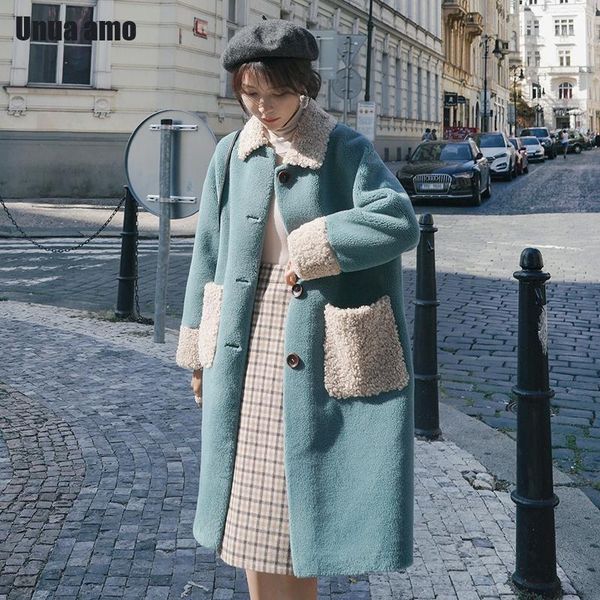 unua amo fluff winter coat woman long warm faux fur outwear fashion hit color lambswool jacket female le00265a1, Black
unua amo fluff winter coat woman long warm faux fur outwear fashion hit color lambswool jacket female le00265a1, Black