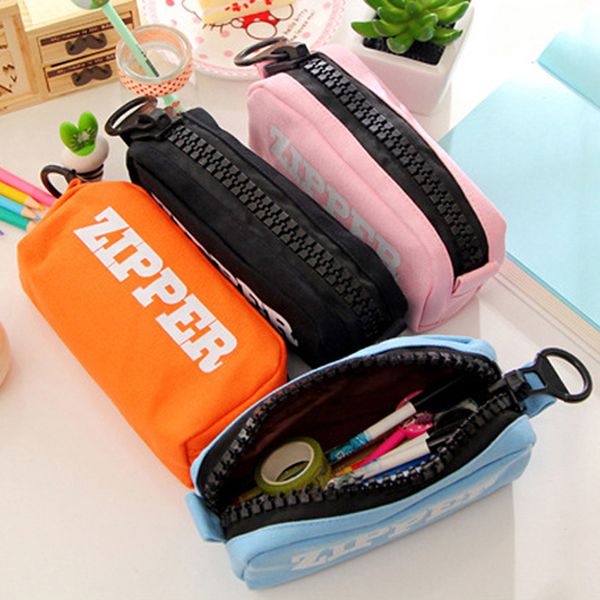 korean big zipper pencil bag large capacity canvas pencil case school stationery pen storage box material escolar supplies
korean big zipper pencil bag large capacity canvas pencil case school stationery pen storage box material escolar supplies