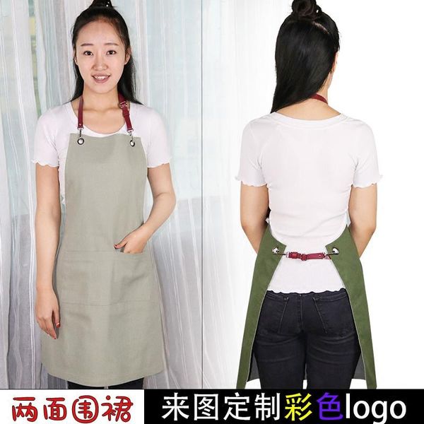 canvas apron double-sided apron belt barista painting restaurant baking home work custom
canvas apron double-sided apron belt barista painting restaurant baking home work custom