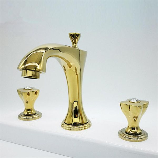 tuqiu basin faucet gold bathroom faucet 3 hole widespread basin mixer and cold brass sink water tap new
tuqiu basin faucet gold bathroom faucet 3 hole widespread basin mixer and cold brass sink water tap new