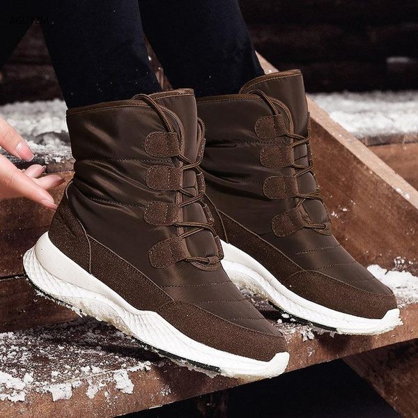 winter snow boots 2020 women cotton shoes mid-calf waterproof plush warm anti-slip snow shoes booties women's mujer, Black
winter snow boots 2020 women cotton shoes mid-calf waterproof plush warm anti-slip snow shoes booties women's mujer, Black