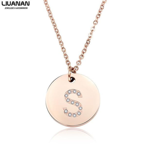 stainless steel initial letter necklace rose gold alphabet disc pendant necklace initial jewelry for women girl 26 letters charm, Silver
stainless steel initial letter necklace rose gold alphabet disc pendant necklace initial jewelry for women girl 26 letters charm, Silver