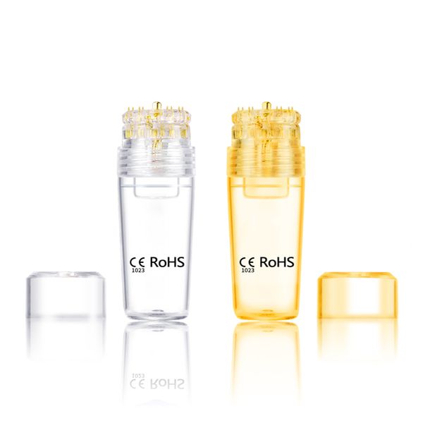 gold tips titanium hydra needle 20 micro needle liquid delivery system oem services 
gold tips titanium hydra needle 20 micro needle liquid delivery system oem services