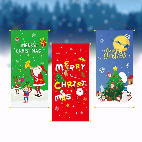 new santa claus snowman elk banner mall l street shop christmas ornament christmas flag hanging cloth t3i51225
new santa claus snowman elk banner mall l street shop christmas ornament christmas flag hanging cloth t3i51225