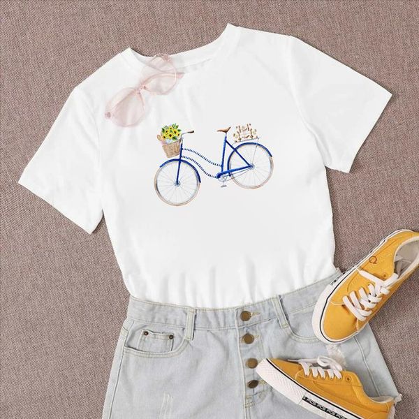 new t shirts women 2021 vogue vintage tshirts bicycle women o neck short sleeve floral lady girl hipster tumblr dropship, White
new t shirts women 2021 vogue vintage tshirts bicycle women o neck short sleeve floral lady girl hipster tumblr dropship, White