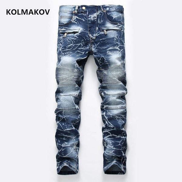 2020 spring new arrival skinny jeans men men straight slim fit casual having pleats jeans for pants size 28-42, Blue
2020 spring new arrival skinny jeans men men straight slim fit casual having pleats jeans for pants size 28-42, Blue