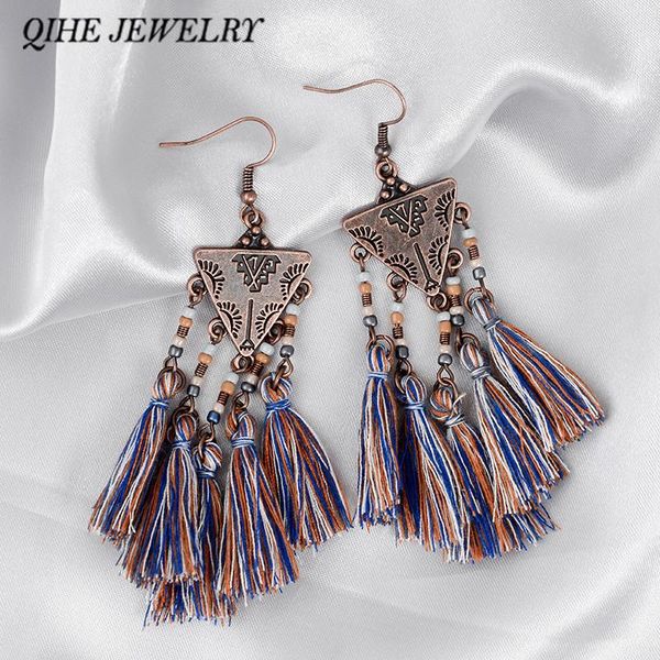 qihe jewelry tassel earrings bronze color vintage ancient earrings ear jewelry for women vintage brincos, Silver
qihe jewelry tassel earrings bronze color vintage ancient earrings ear jewelry for women vintage brincos, Silver