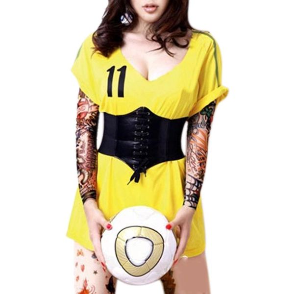 women corset wide pu leather slimming body belt elastic high waist shaping girdle bands belts fs99, Black;brown
women corset wide pu leather slimming body belt elastic high waist shaping girdle bands belts fs99, Black;brown