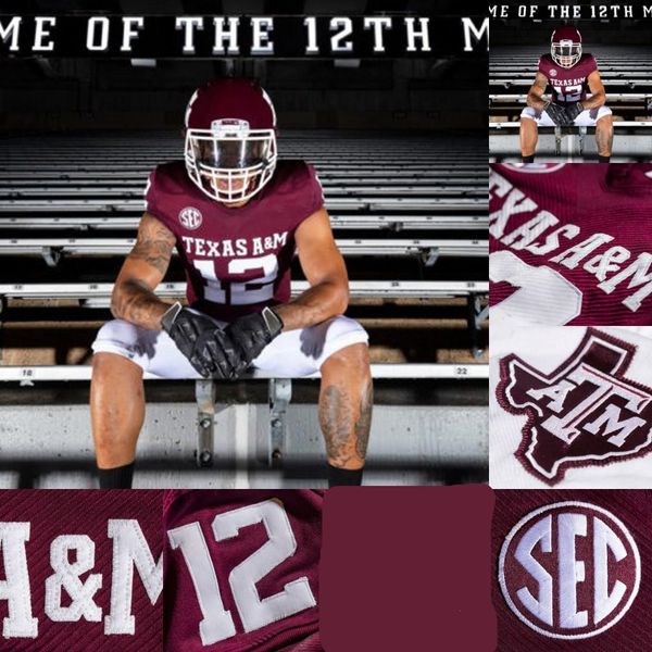 2020texas a&m aggies red new uniforms connor blumrick reinard britz zach calzada james foster haynes king kellen mond colton taylor jersey, Black 
2020texas a&m aggies red new uniforms connor blumrick reinard britz zach calzada james foster haynes king kellen mond colton taylor jersey, Black