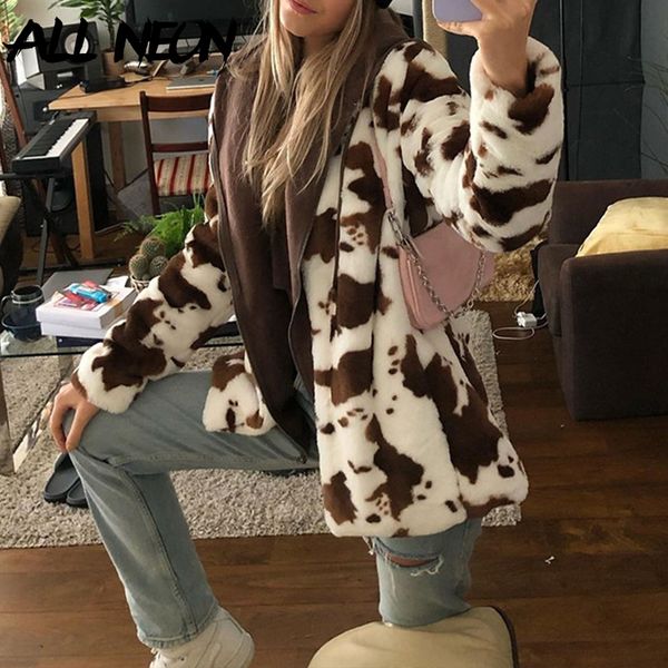 allneon y2k winter cow pattern faux fur coats e-girl vintage turn down collar long sleeve jackets harajuku printing streetwear, White
allneon y2k winter cow pattern faux fur coats e-girl vintage turn down collar long sleeve jackets harajuku printing streetwear, White