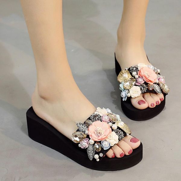 slipper big girls slippers pearls flower childrens sweet parents child shoes open toe slope summer princess 33-42#, Black;grey
slipper big girls slippers pearls flower childrens sweet parents child shoes open toe slope summer princess 33-42#, Black;grey