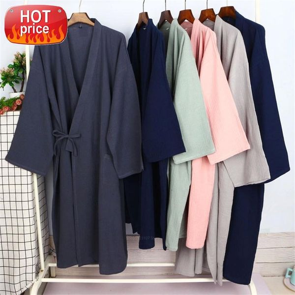 new japanese style yukata homewear clothing cotton linen bathrobe spring summer thin pajamas long robes for #qw7d, Black;white
new japanese style yukata homewear clothing cotton linen bathrobe spring summer thin pajamas long robes for #qw7d, Black;white