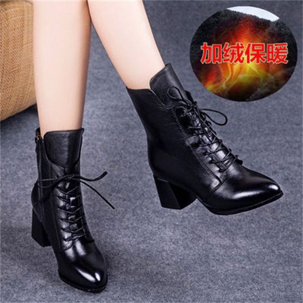 new winter 2021 autumn of british women with leather pointed at their ankles high heels teddy block lady lace up side black 40 shoes 9p6w
new winter 2021 autumn of british women with leather pointed at their ankles high heels teddy block lady lace up side black 40 shoes 9p6w