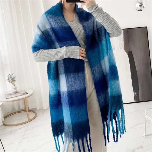 winter scarves for women shawls warm wraps lady pashmina pure blanket cashmere scarf neck headband hijabs stole 220114, Blue;gray
winter scarves for women shawls warm wraps lady pashmina pure blanket cashmere scarf neck headband hijabs stole 220114, Blue;gray