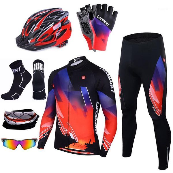 leobaiky brand pro team cycling jersey set men autumn long sleeve bicycle wear padded mtb bike clothing women cycle clothes 20201, Black;blue
leobaiky brand pro team cycling jersey set men autumn long sleeve bicycle wear padded mtb bike clothing women cycle clothes 20201, Black;blue