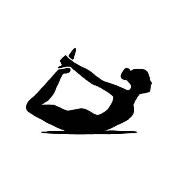 11.9*8.1 funny aerobic exercise yoga vinyl car sticker silhouette accessories black/silver c16-1894 
11.9*8.1 funny aerobic exercise yoga vinyl car sticker silhouette accessories black/silver c16-1894