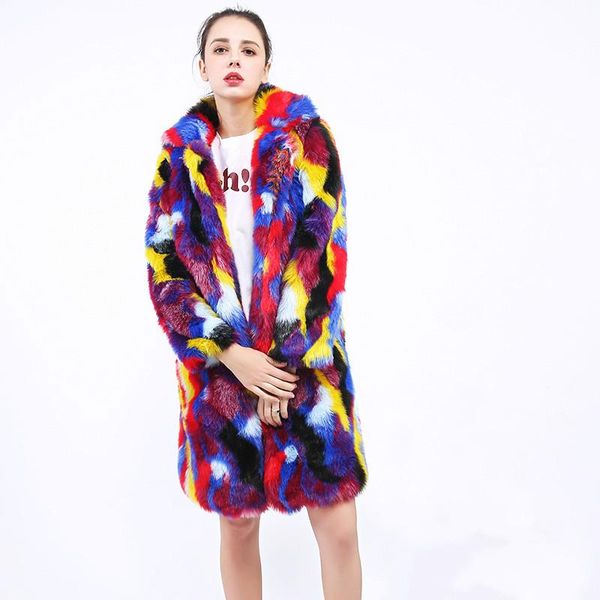 women's fur & faux winter fashion elegant coat hip hop style warm color long windbreaker matching s-3xl, Black
women's fur & faux winter fashion elegant coat hip hop style warm color long windbreaker matching s-3xl, Black