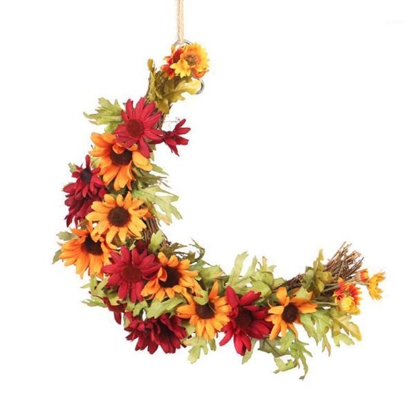 14/16in moon shape christmas rose wreath chrysanthemum autumn wreath decor for holiday party ,door for front door1
14/16in moon shape christmas rose wreath chrysanthemum autumn wreath decor for holiday party ,door for front door1