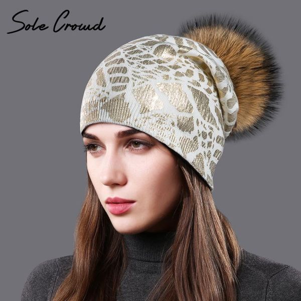 sole crowd 2020 knit beanies with raccoon fur pom pom caps women warm fashion print gold hats winter knitted wool hat for ladies, Blue;gray
sole crowd 2020 knit beanies with raccoon fur pom pom caps women warm fashion print gold hats winter knitted wool hat for ladies, Blue;gray
