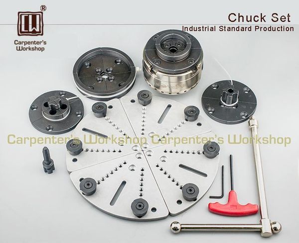 4" jaws wood lathe self-center chuck set wood turning lathe accessories set scroll chuck1
4" jaws wood lathe self-center chuck set wood turning lathe accessories set scroll chuck1