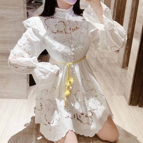 self portrait runway dress 2021 new woman hollowed-out lace embroidery ruffled lace irregular party dress, Black;gray
self portrait runway dress 2021 new woman hollowed-out lace embroidery ruffled lace irregular party dress, Black;gray