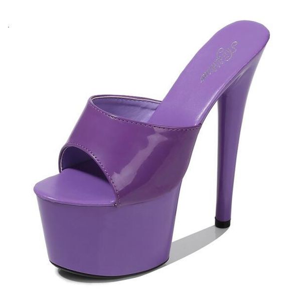 2021 new summer multi-coloured outsid leather super high 17cm thin heels women's 34-43 size shoes ggx6, Black