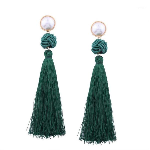 women vintage bohemia woven acorn long earrings jewelry (green)1, Golden;silver
women vintage bohemia woven acorn long earrings jewelry (green)1, Golden;silver