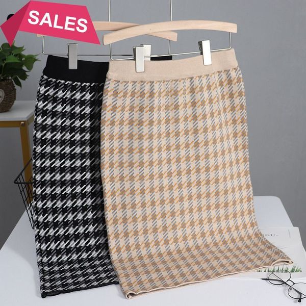 2021 new luxury houndstooth knitted women sweater elastic high waist midi pencil bodycon long skirt jupe femme 4cdo, Black
2021 new luxury houndstooth knitted women sweater elastic high waist midi pencil bodycon long skirt jupe femme 4cdo, Black