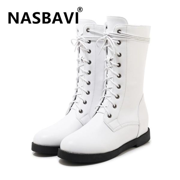 2020 new women's winter motorcycle boots women's british style comfortable round middle calf boots mid heel with martin, Black
2020 new women's winter motorcycle boots women's british style comfortable round middle calf boots mid heel with martin, Black