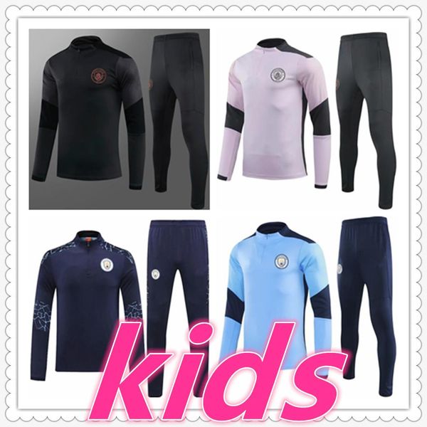 20 21 Designers Clothes Kids Kids Football Kit 2021 Soccer Jersey Football Tracksuit Survêtement De Football Tracksuit Chandal Futbol