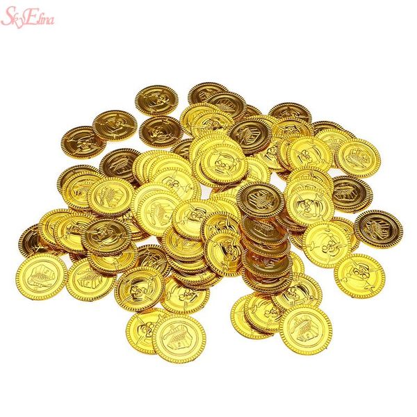 50&100pcs halloween pirate gold coins pirate treasure game party props children party christmas decoration supplies 7z
50&100pcs halloween pirate gold coins pirate treasure game party props children party christmas decoration supplies 7z