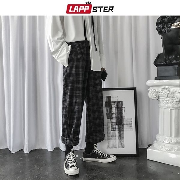 lappster mens korean plaid pants casual harem pants 2020 mens casual black sweatpants women chic harajuku loose hip hop joggers lj201221
lappster mens korean plaid pants casual harem pants 2020 mens casual black sweatpants women chic harajuku loose hip hop joggers lj201221
