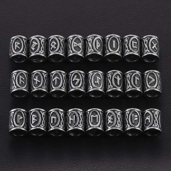 24pcs stainless steel viking rune beads for hair beards large hole 6mm 8mm elder futhark jewelry bracelet making diy supplies t200323, Green;white
24pcs stainless steel viking rune beads for hair beards large hole 6mm 8mm elder futhark jewelry bracelet making diy supplies t200323, Green;white