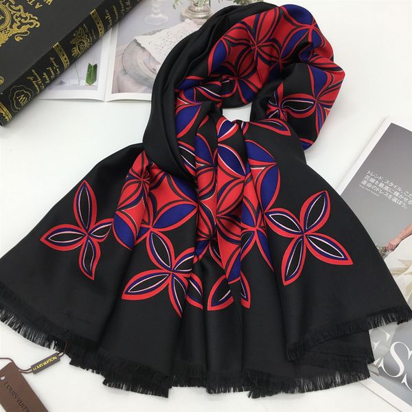 new style women's square scarves 100% twill silk material print black color scarves size 130cm - 130cm for lady, Blue;gray
new style women's square scarves 100% twill silk material print black color scarves size 130cm - 130cm for lady, Blue;gray