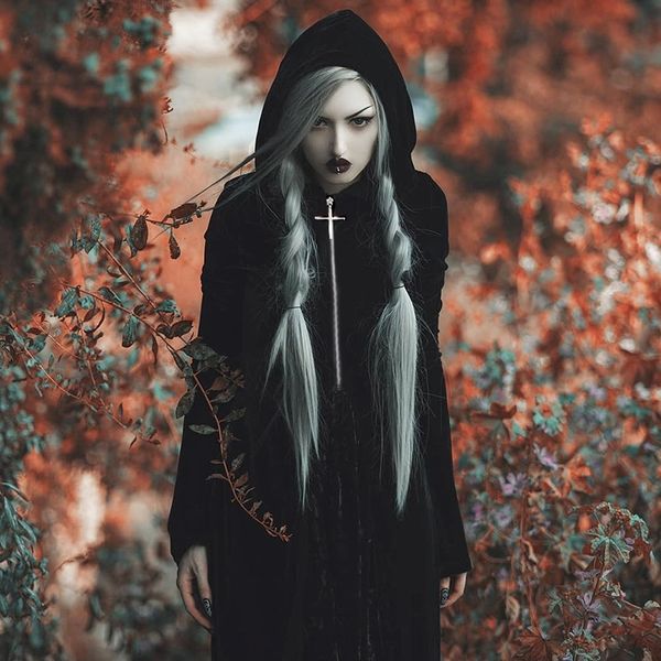 829jq 92233 dark sweater shawl women shawlpunk halloween velvet cape the hooded sweater women super fairy all over long street shawl fashion, Black
829jq 92233 dark sweater shawl women shawlpunk halloween velvet cape the hooded sweater women super fairy all over long street shawl fashion, Black