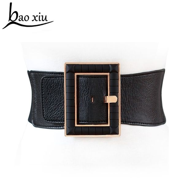 new fashion punk style wide big buckle elastic vintage belt wide cummerbund strap belt waist female women accessories y200501, Black;brown
new fashion punk style wide big buckle elastic vintage belt wide cummerbund strap belt waist female women accessories y200501, Black;brown