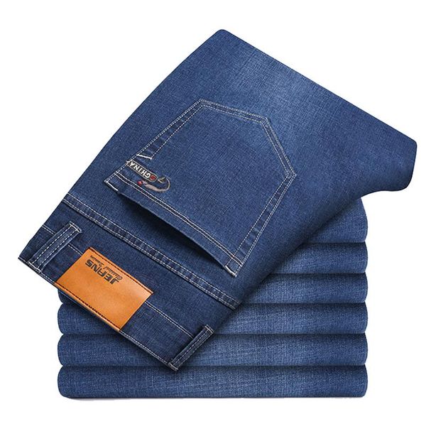 men's jeans 2021 thick business stretch classic style brand straight denim pants male trousers black blue
men's jeans 2021 thick business stretch classic style brand straight denim pants male trousers black blue