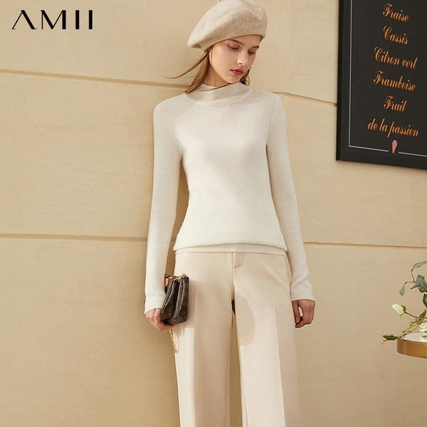 amii минимализм зима свитера для женщин cashmere100% причинная slim fit держите теплый женский свитер пуловер 12041005, White;black
amii минимализм зима свитера для женщин cashmere100% причинная slim fit держите теплый женский свитер пуловер 12041005, White;black