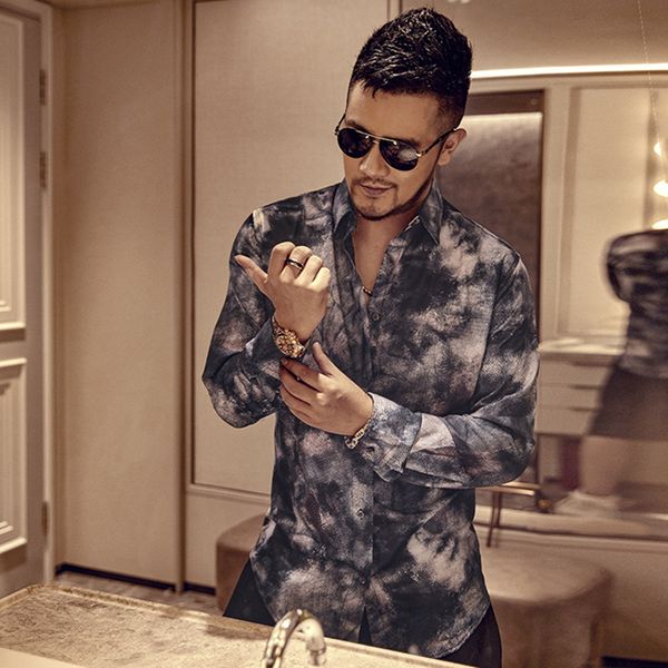 2021 the new new drape fine male floral loose shirt printed fashion s951 cfld, White;black
2021 the new new drape fine male floral loose shirt printed fashion s951 cfld, White;black