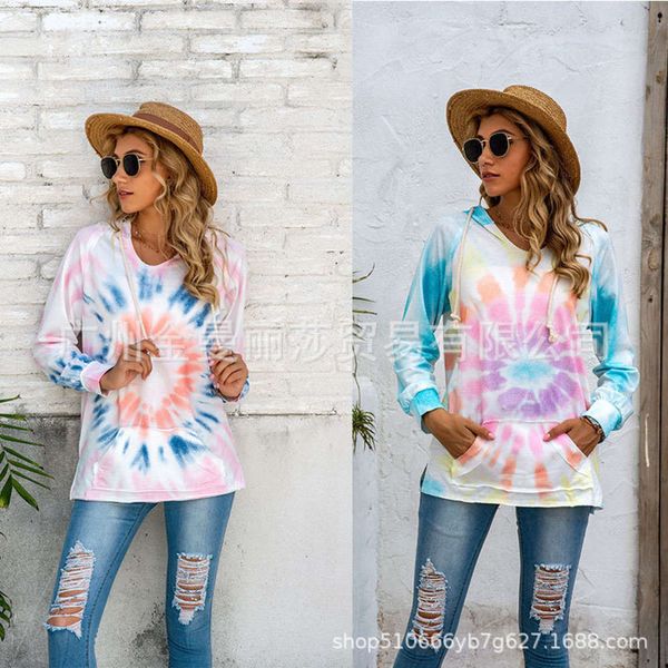 dye women's gradient print 2020 long sleeve v tie hat t-shirt, Black;gray
dye women's gradient print 2020 long sleeve v tie hat t-shirt, Black;gray