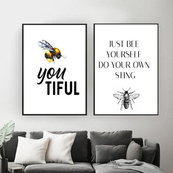 paintings inspirational quote poster and print bee happy crazy youtiful wall art picture just be yourself canvas painting home decor
paintings inspirational quote poster and print bee happy crazy youtiful wall art picture just be yourself canvas painting home decor