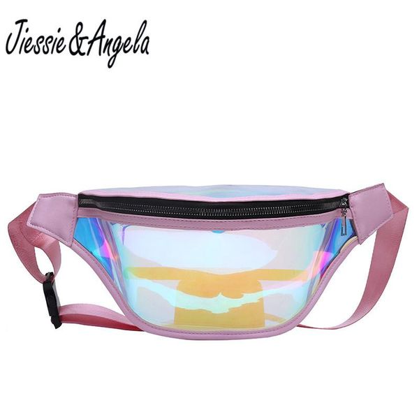 jiessie&angela women fanny pack laser transparent bag for women fashion multipurpose female belt bags pvc waterproof waist pack
jiessie&angela women fanny pack laser transparent bag for women fashion multipurpose female belt bags pvc waterproof waist pack