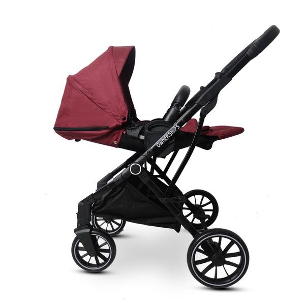 German Quality, High Landscape Baby Stroller, Four Wheel Two-way, Absorption, Lying And Sitting, Folding Baby Carriage