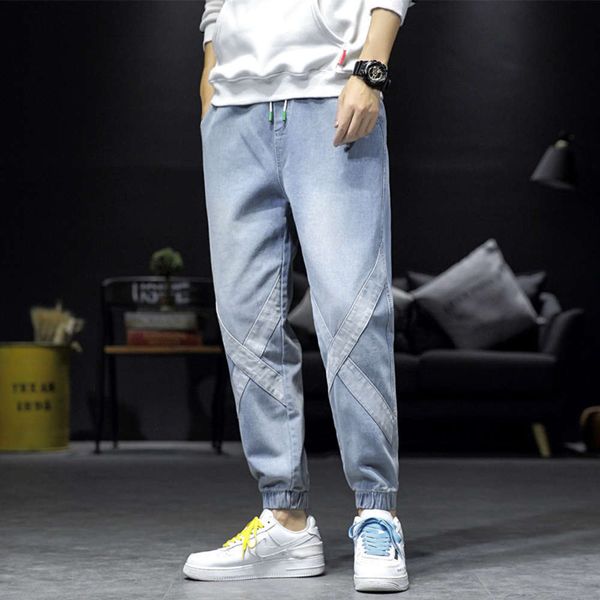 jeans 2020 casual bunch autumn and winter leg harem plush thickened men's pants, Blue
jeans 2020 casual bunch autumn and winter leg harem plush thickened men's pants, Blue